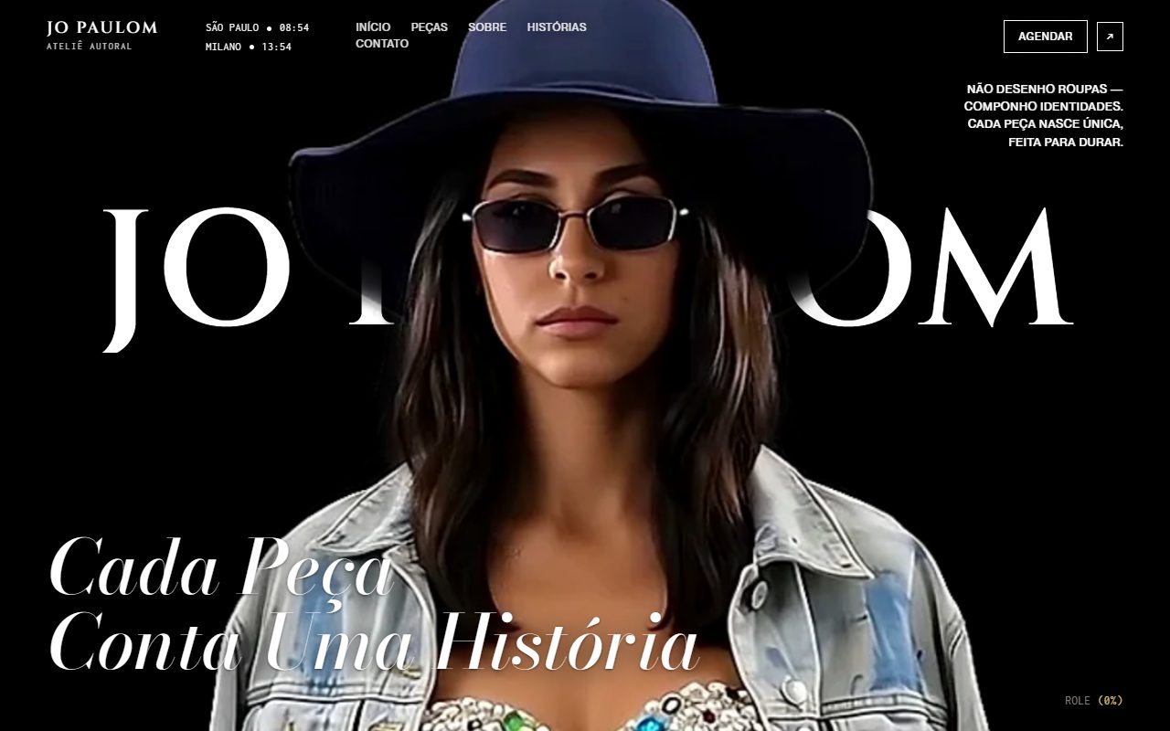 Prévia do site JO PAULOM